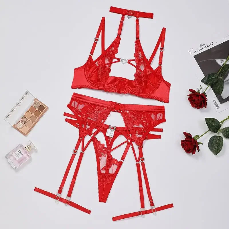 Luxury Embroidery Lingerie Delicate Sets | Fashionsarah.com