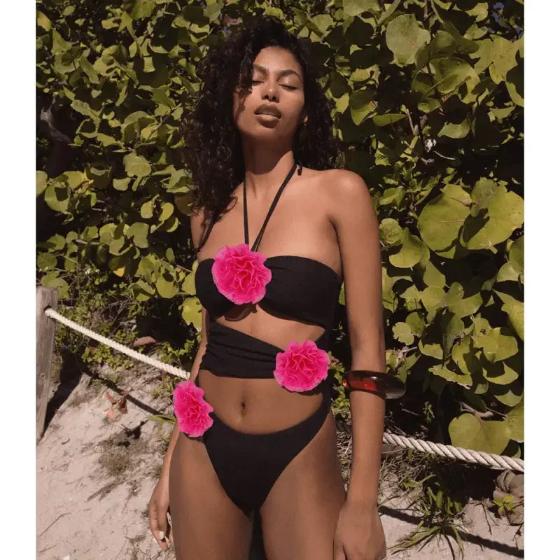 3D Flower Swimsuits | Fashionsarah.com