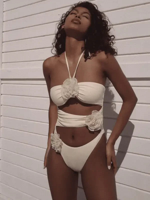 3D Flower Swimsuits | Fashionsarah.com
