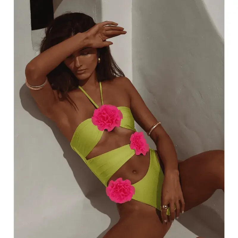 3D Flower Swimsuits | Fashionsarah.com