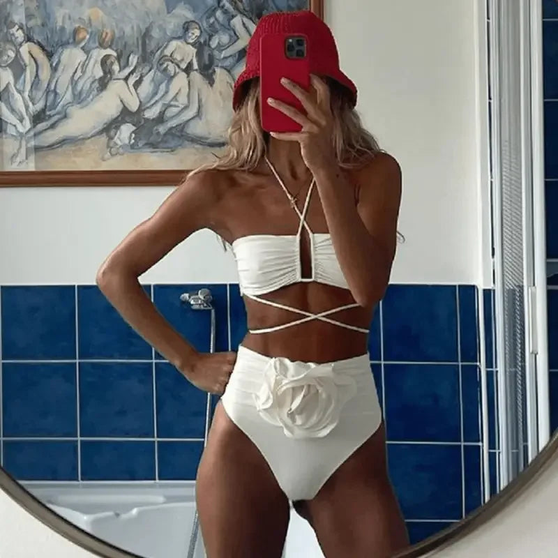 Push Up Flower Bikini Set | Fashionsarah.com