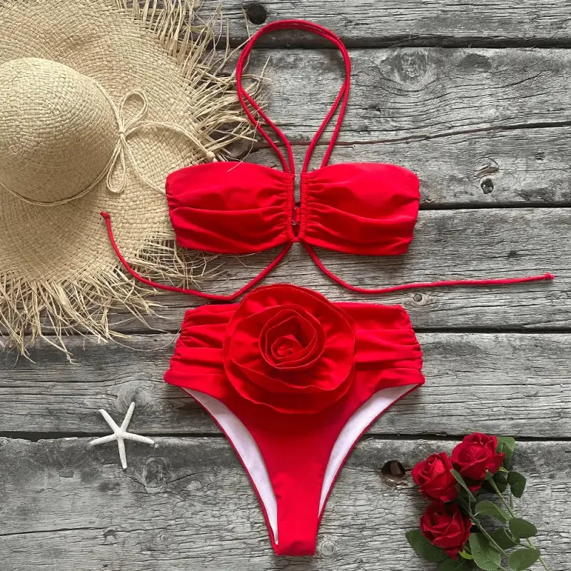 Push Up Flower Bikini Set | Fashionsarah.com
