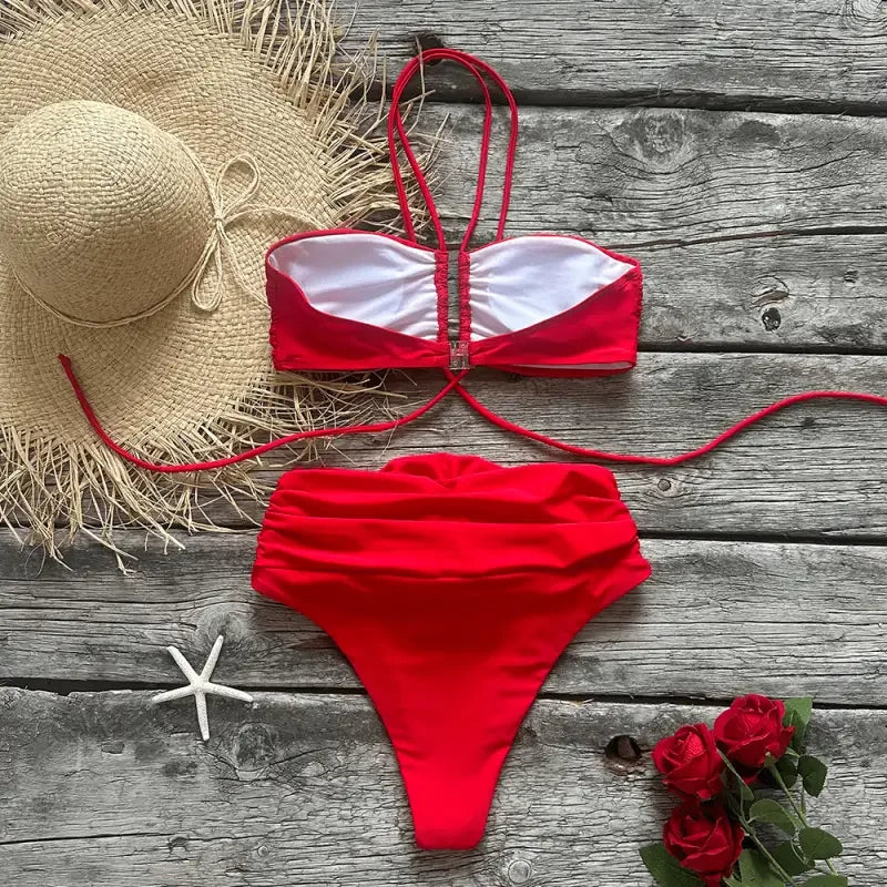 Push Up Flower Bikini Set | Fashionsarah.com