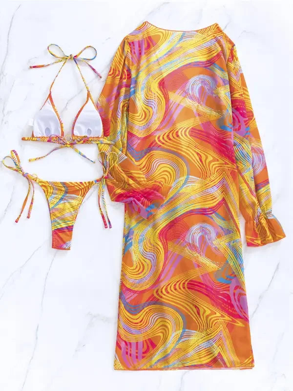 Fashionsarah.com 3-Piece Beachwear Set