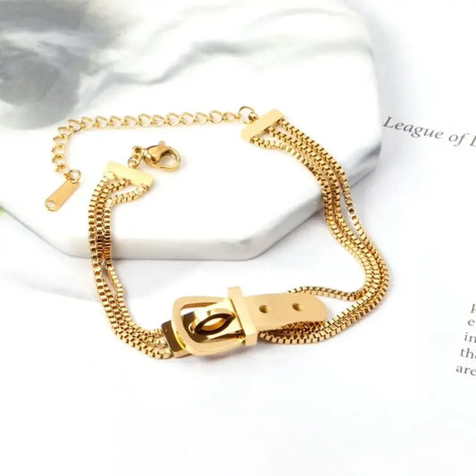 Gold Bracelet 316L Stainless Steel | Fashionsarah.com