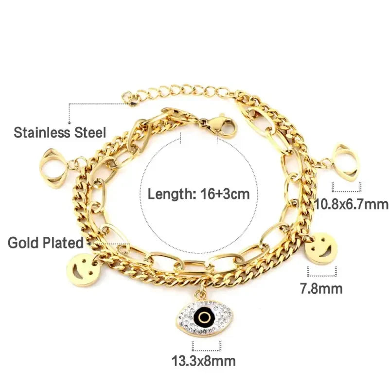 New Fashion Mixed Diamond Accessories Bracelet | Fashionsarah.com