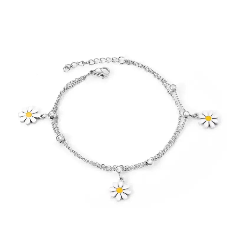 Little Flower Pendant Bracelet | Fashionsarah.com
