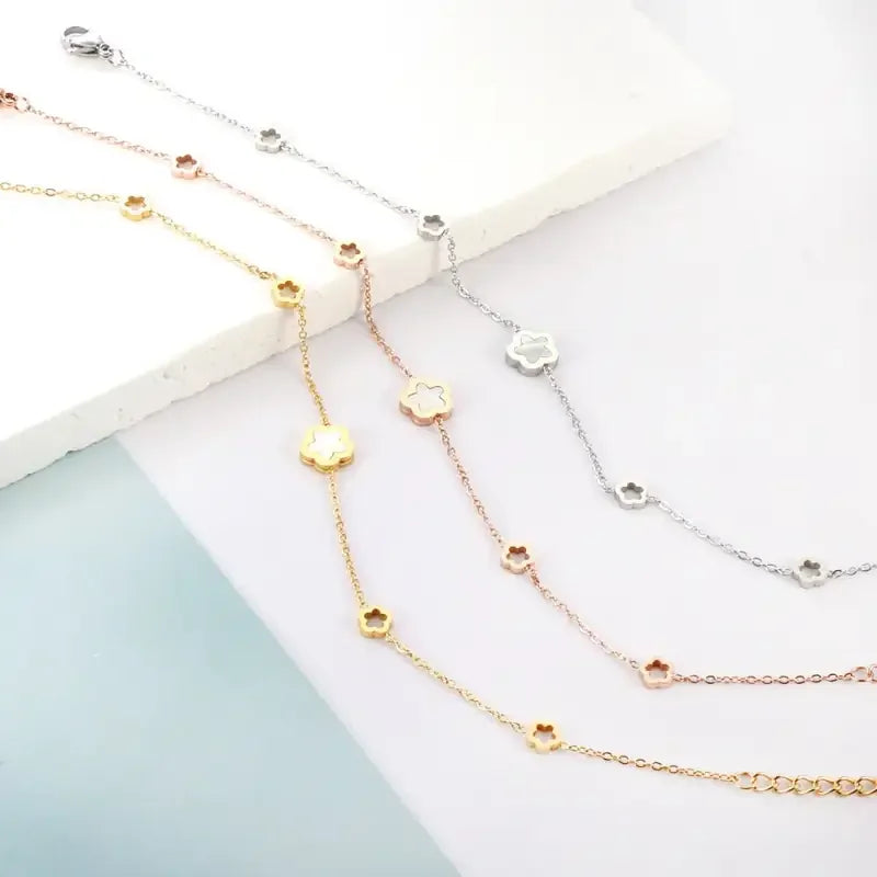 New 4 Peach Blossoms Bracelet | Fashionsarah.com