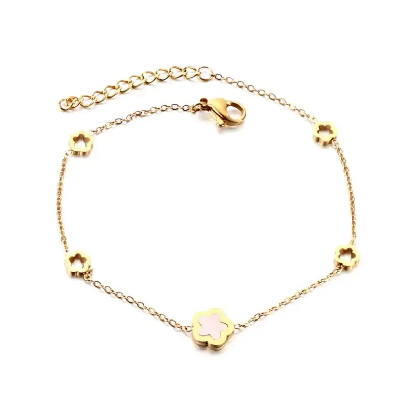 New 4 Peach Blossoms Bracelet | Fashionsarah.com