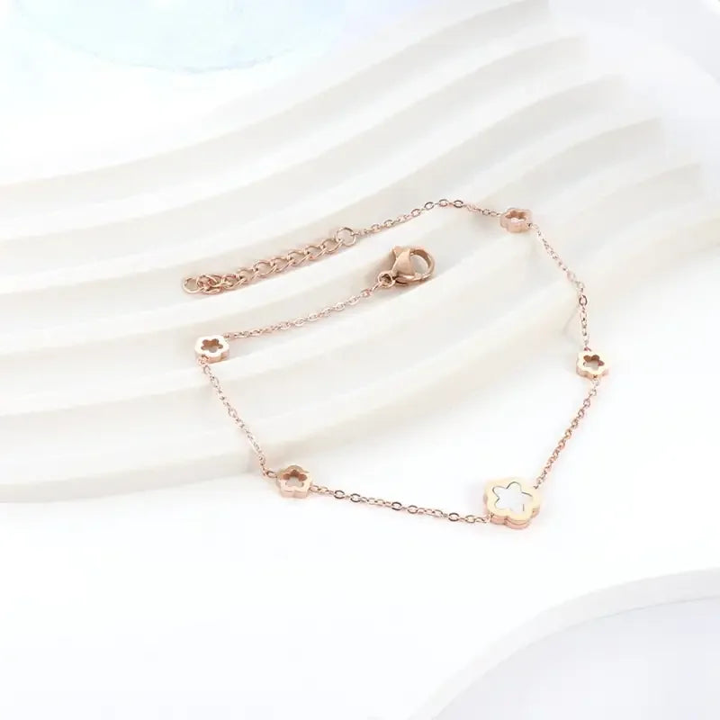 New 4 Peach Blossoms Bracelet | Fashionsarah.com