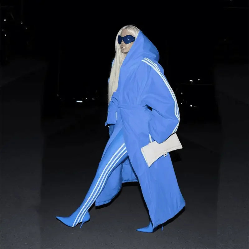 Elastic Stripe One Piece Pointed Boots | Fashionsarah.com