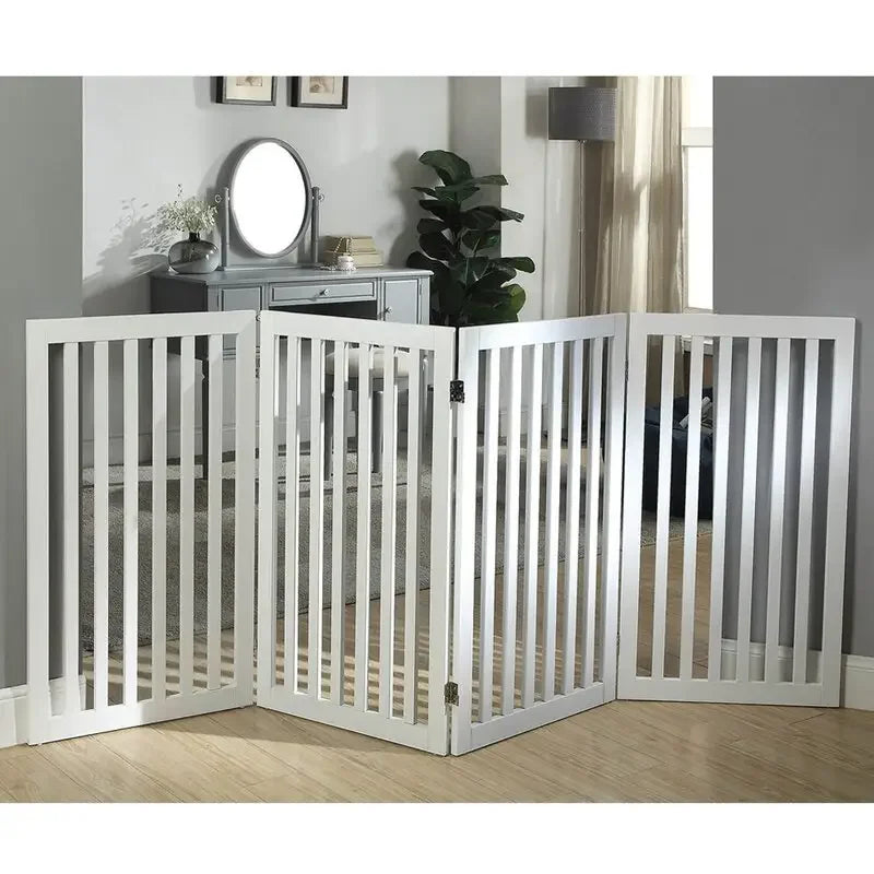 Wooden Free Standing Pet Gate | Fashionsarah.com