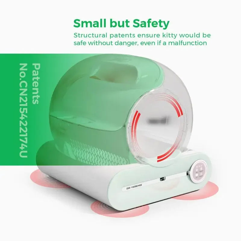 Automatic Self Cleaning Cat Litter Box 65L App Control | Fashionsarah.com