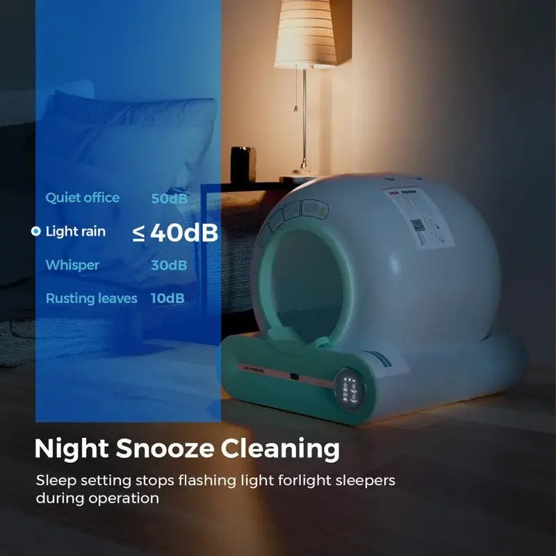 Automatic Self Cleaning Cat Litter Box 65L App Control | Fashionsarah.com