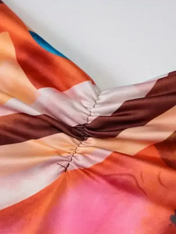 Ruched Sleeveless Maxi Dress | Fashionsarah.com