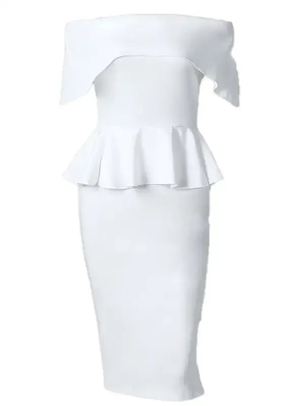 Off Shoulder Pencil Dress | Fashionsarah.com