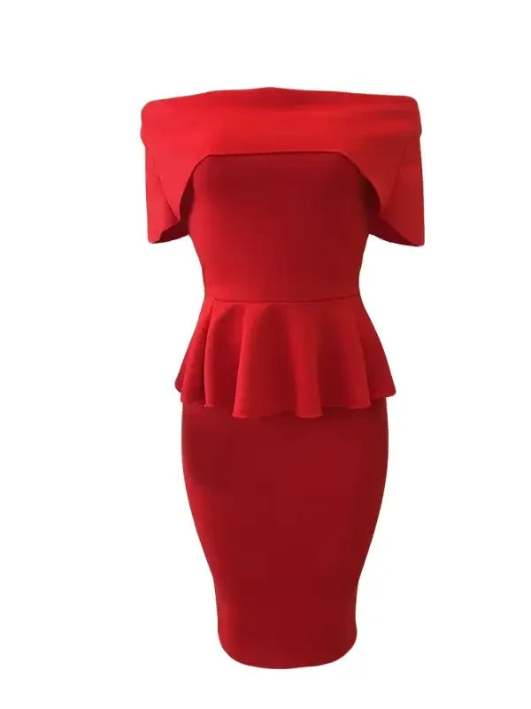 Off Shoulder Pencil Dress | Fashionsarah.com