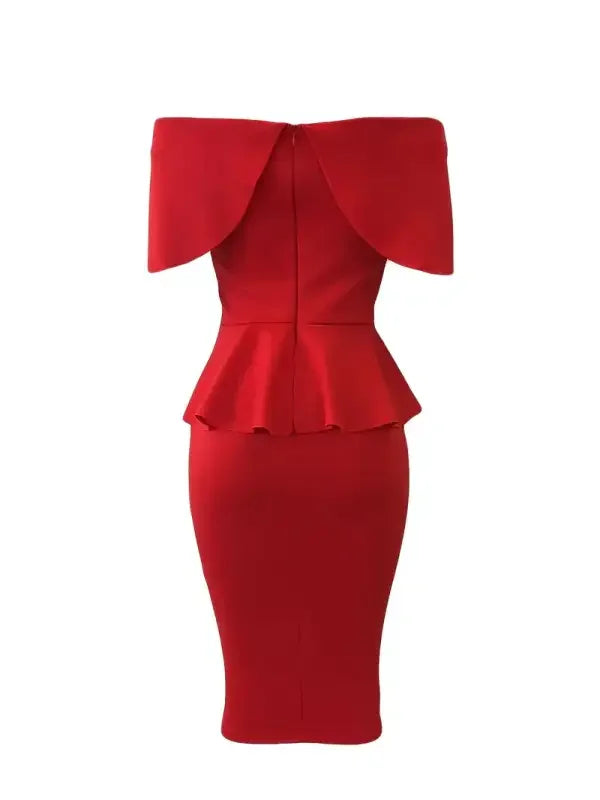 Off Shoulder Pencil Dress | Fashionsarah.com