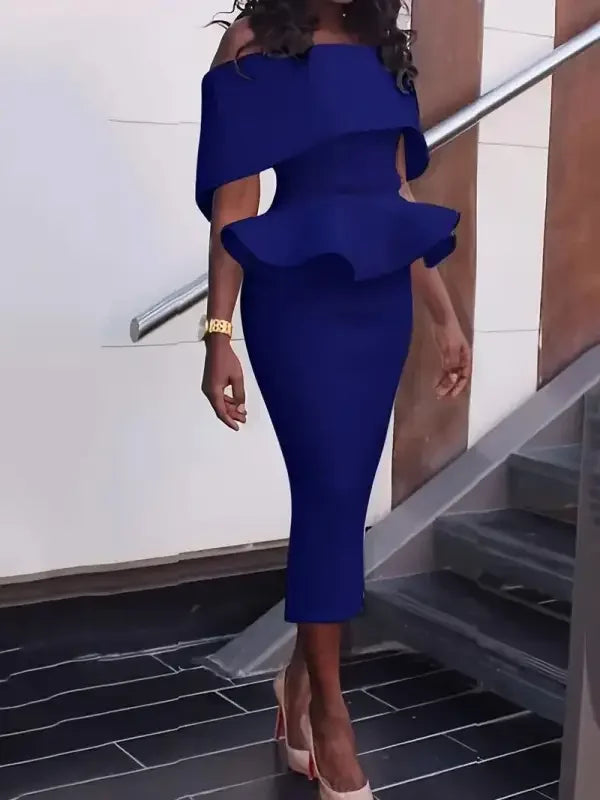 Off Shoulder Pencil Dress | Fashionsarah.com