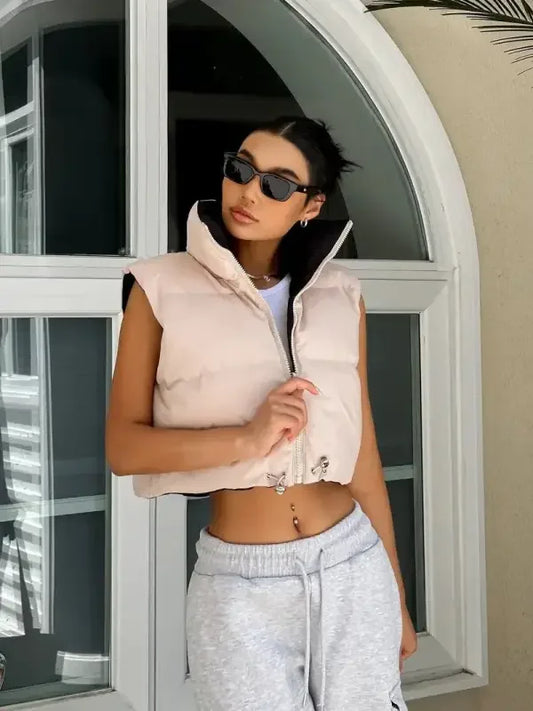 Zip Up Reversible Vests | Fashionsarah.com