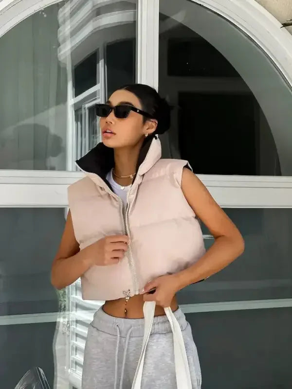 Zip Up Reversible Vests | Fashionsarah.com