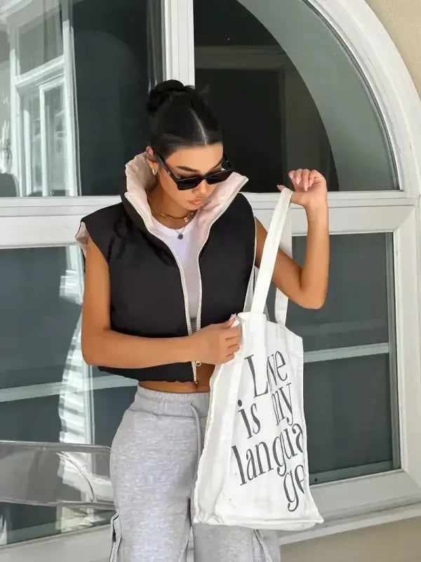 Zip Up Reversible Vests | Fashionsarah.com