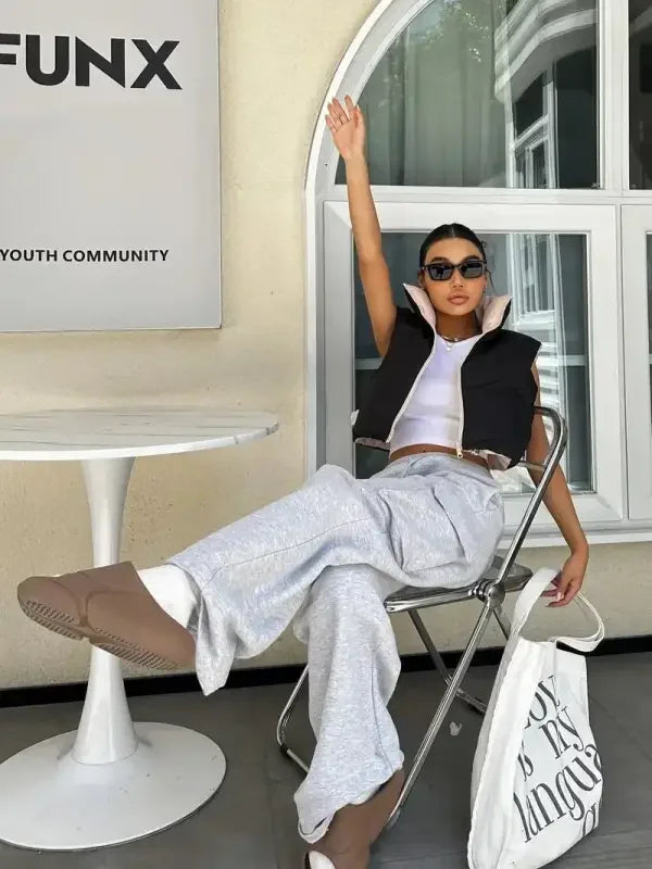 Zip Up Reversible Vests | Fashionsarah.com