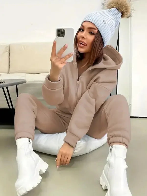 2pcs Sports Women Sweatshirt Sets | Fashionsarah.com