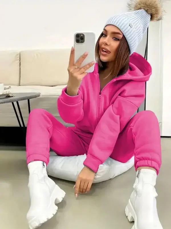 2pcs Sports Women Sweatshirt Sets | Fashionsarah.com