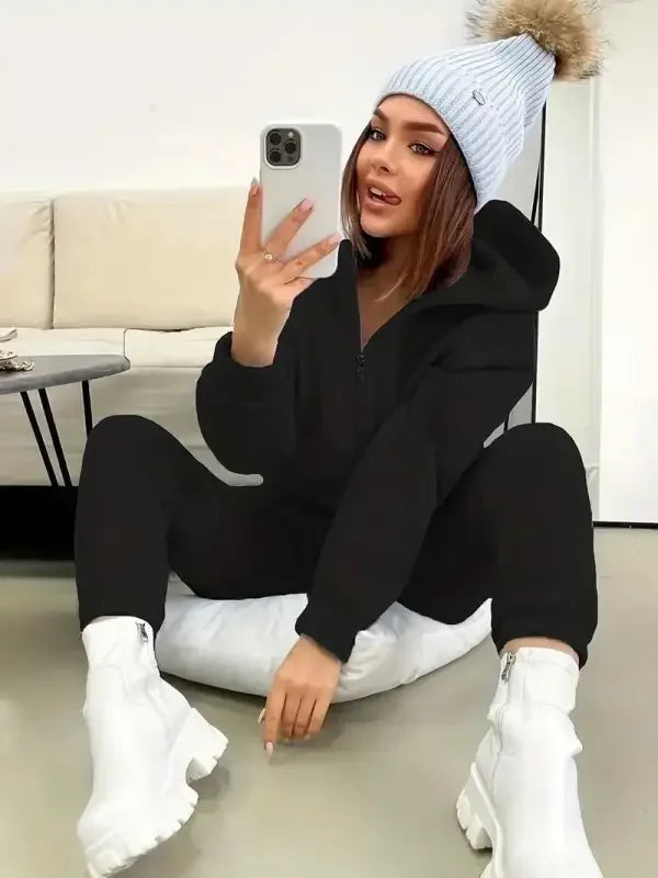 2pcs Sports Women Sweatshirt Sets | Fashionsarah.com