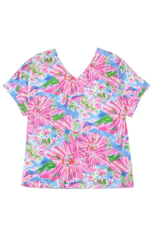 Floral Buttoned Sheath Shirts | Fashionsarah.com