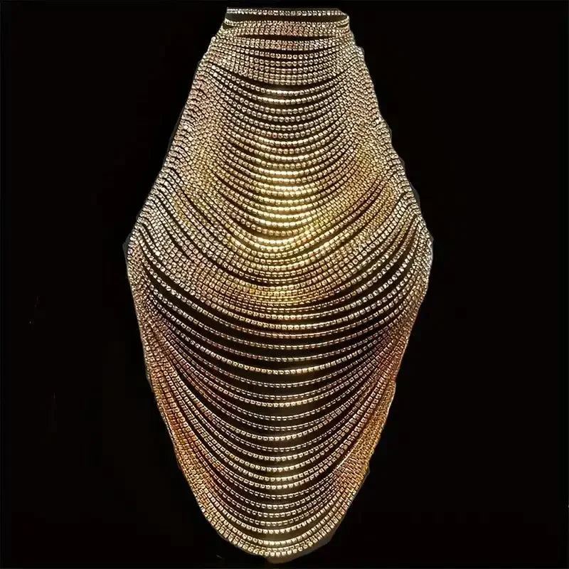 Multi-layer Rhinestone Women Top | Fashionsarah.com