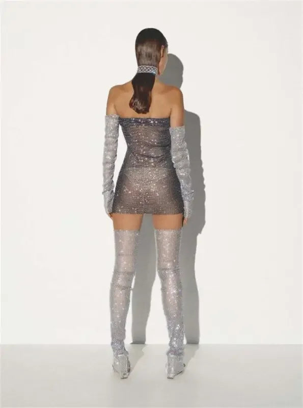 Sparkly Diamond Gloves and Socks | Fashionsarah.com