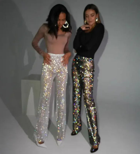 Mesh Wide Women Pants | Fashionsarah.com