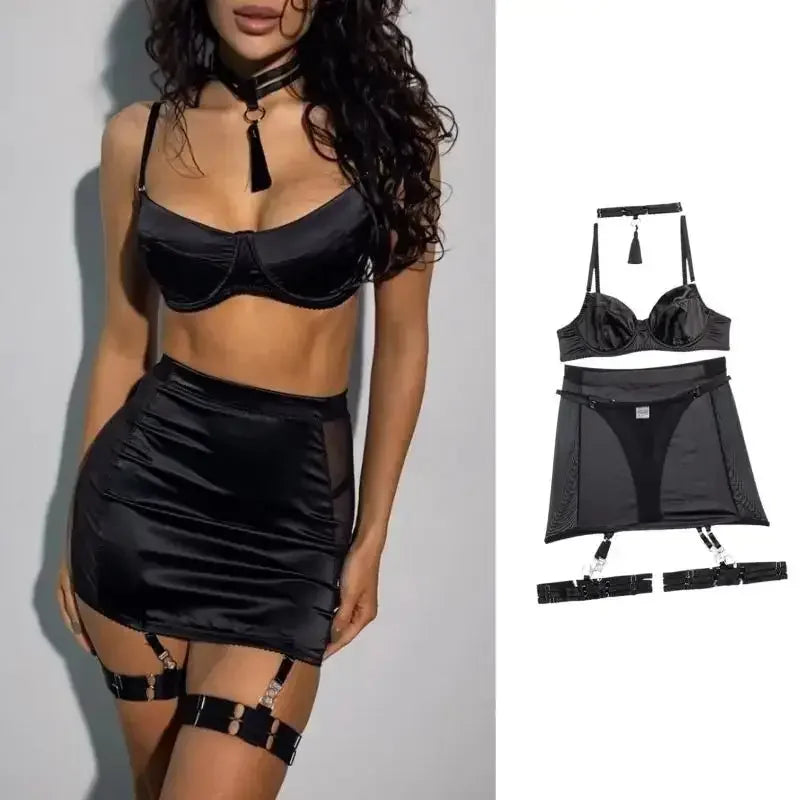 5-Pcs Intimates Fancy Bra Panty Set | Fashionsarah.com