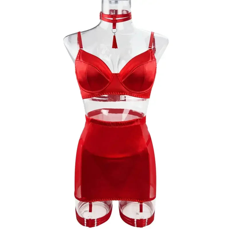 5-Pcs Intimates Fancy Bra Panty Set | Fashionsarah.com