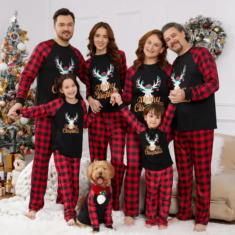 Merry Christmas Family Matching Pajamas Sets | Fashionsarah.com