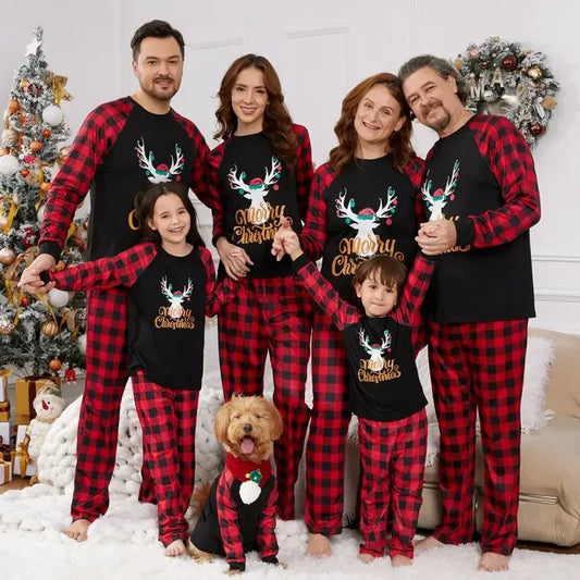 Merry Christmas Family Matching Pajamas Sets | Fashionsarah.com