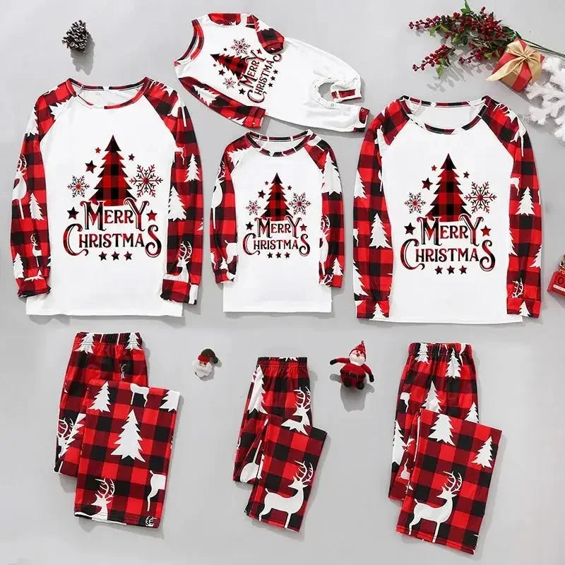 Christmas Family Matching Outfits with Dog Outfit | Fashionsarah.com