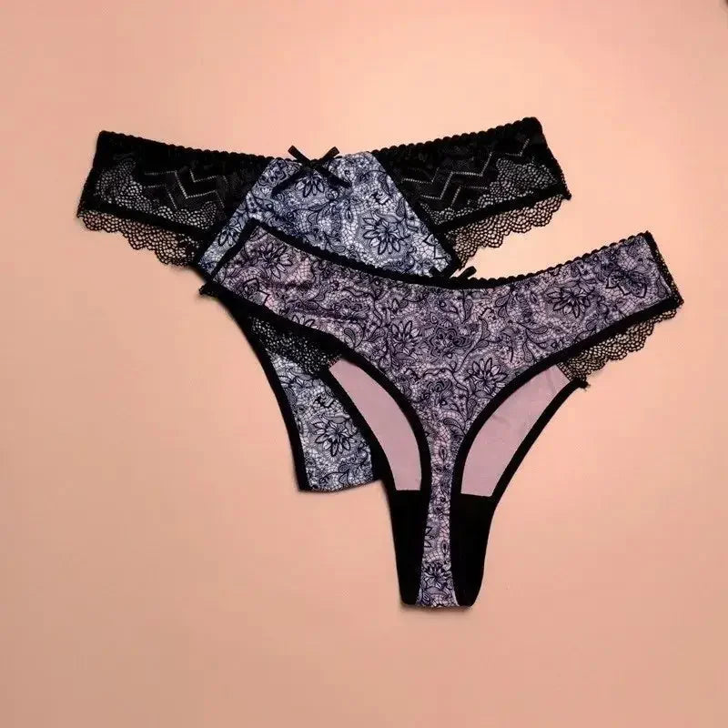 2pc/set women's lace strings | Fashionsarah.com