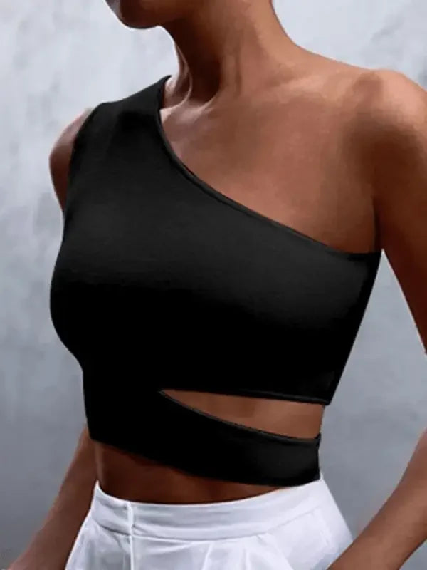 Asymmetry Crop Top | Fashionsarah.com