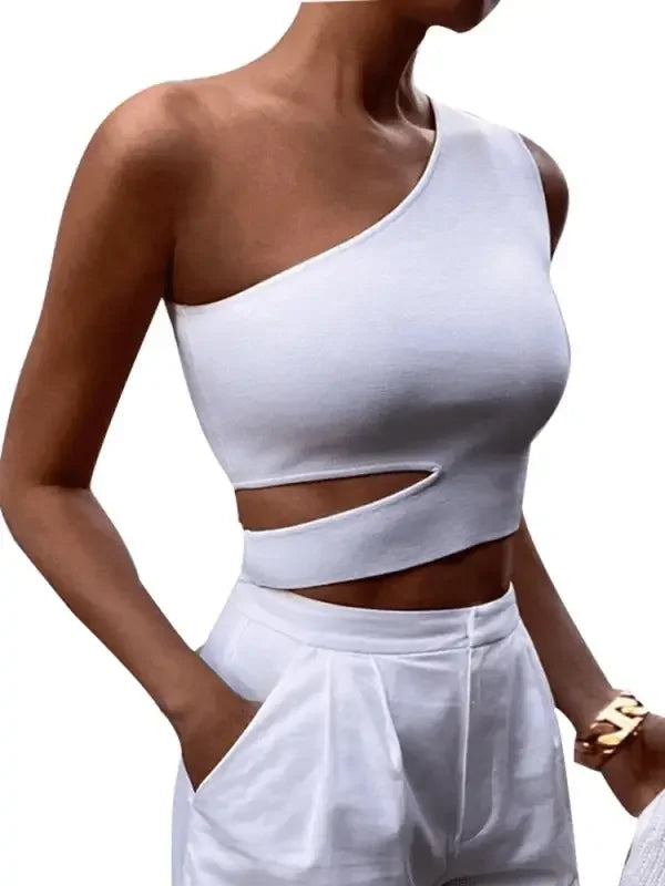 Asymmetry Crop Top | Fashionsarah.com