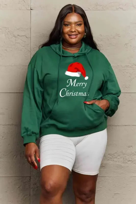 Full Size MERRY CHRISTMAS Hoodie Women Sweatshirt | Fashionsarah.com