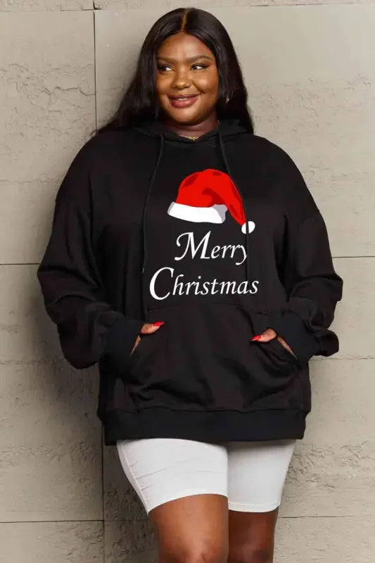 Full Size MERRY CHRISTMAS Hoodie Women Sweatshirt | Fashionsarah.com