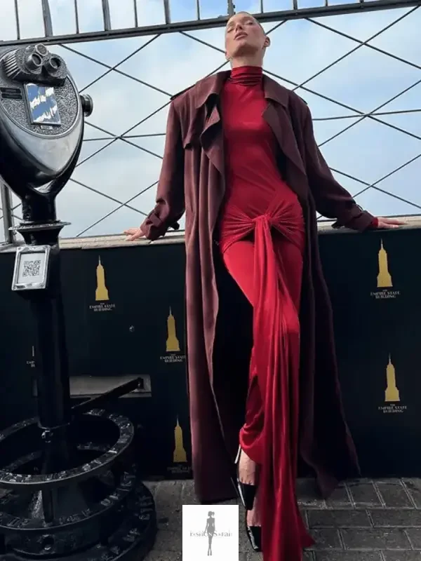 Fashionsarah.com Fashionsarah.com Women Elastic Lace Up Maxi Dress