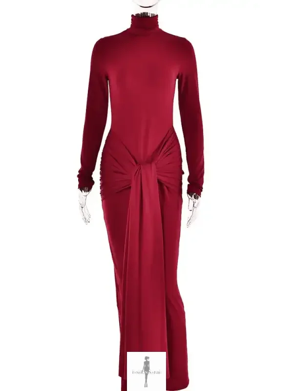 Fashionsarah.com Fashionsarah.com Women Elastic Lace Up Maxi Dress