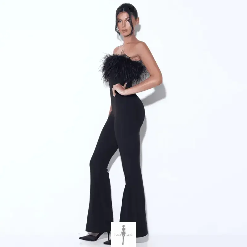 Fashionsarah.com Fashionsarah.com Strapless Bandage Jumpsuit