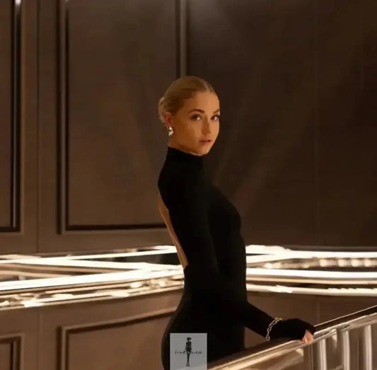 Fashionsarah.com Fashionsarah.com High-neck Sheath Maxi Dress