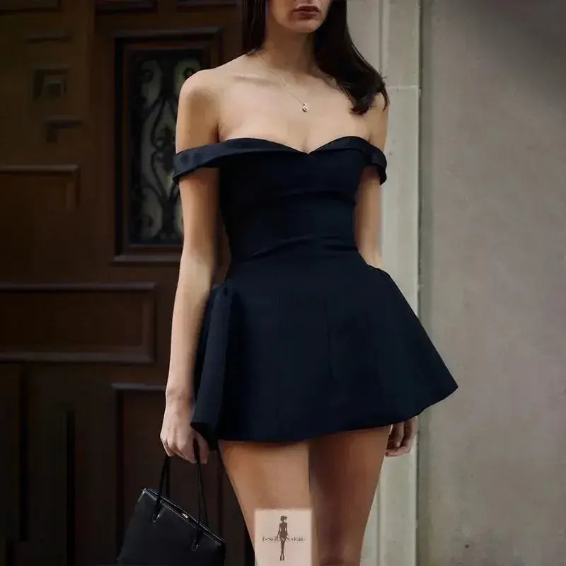Fashionsarah.com Fashionsarah.com Off-shoulder A Line Mini Dress
