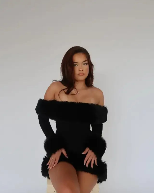 Off Shoulder Strapless Bodycon Dress | Fashionsarah.com